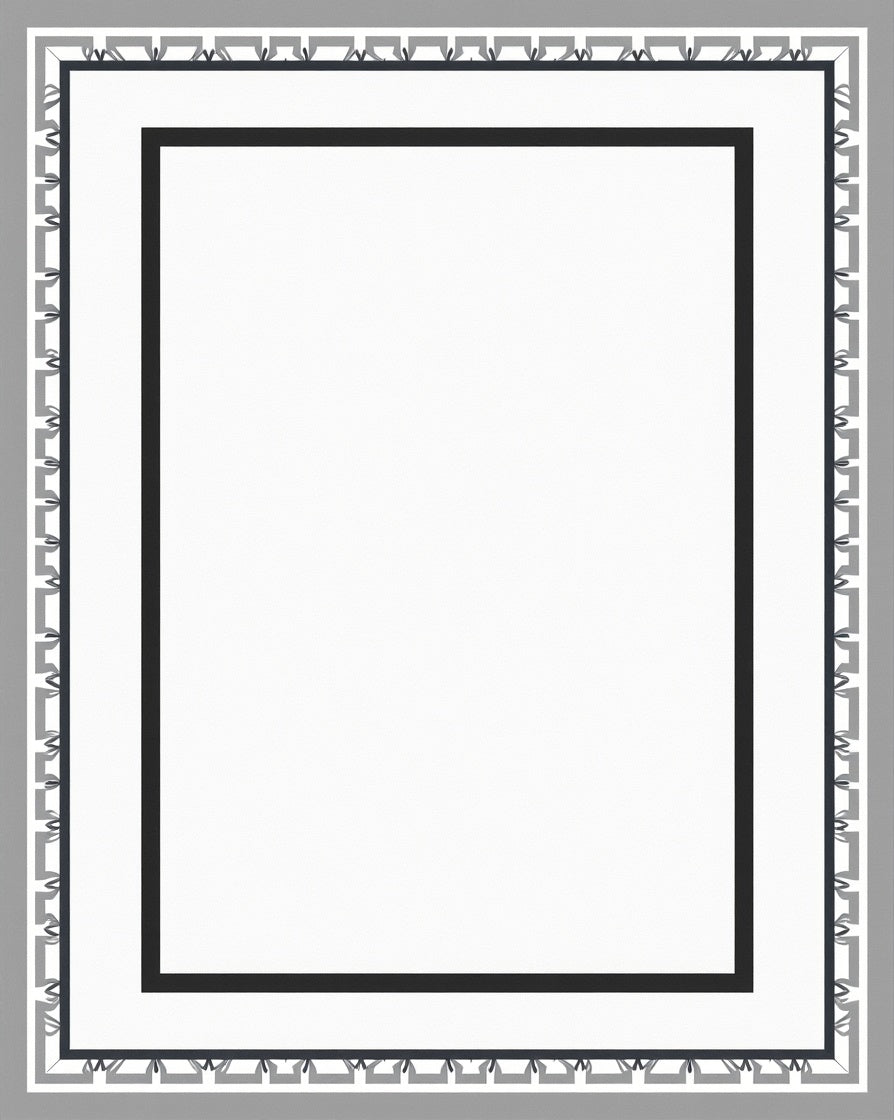 Monochromatic Geometric Border Rug