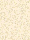 Gold Swirl Pattern Rug