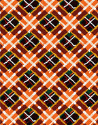 Bold Checked Diamond Pattern Design Rug