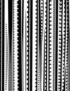 Bold Vertical Stripe Graphic Rug