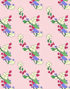 Whimsical Floral Vine Design Rug