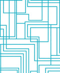 Bold Geometric Maze Pattern Rug