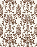 Rich Floral Scroll Pattern Rug