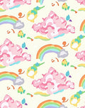 Whimsical Rainbow Clouds Pattern Design Rug