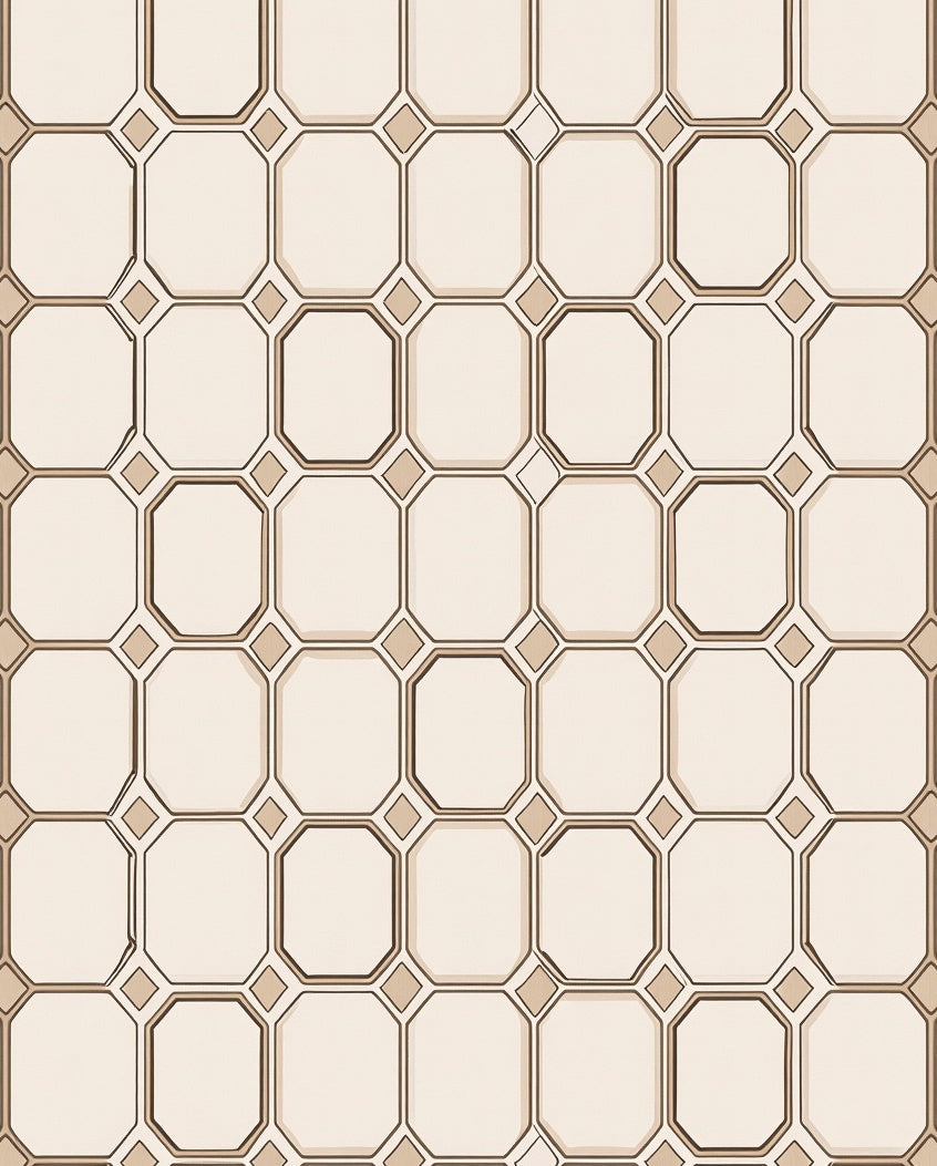 Classic Octagon Square Pattern Rug