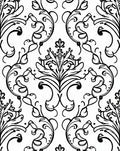 Classic Floral Scrollwork Pattern Rug