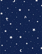 Celestial Stars Moon Patterned Rug