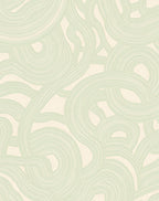 Serene Swirl Abstract Pattern Rug