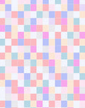 Pastel Squares Pattern Rug