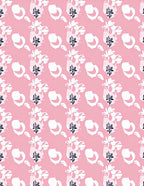 Abstract Floral Pattern With Pink Tones Rug