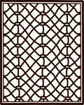 Interlocking Lattice Pattern Rug