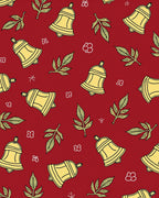 Bell Leaf Festive Pattern Design Rug
