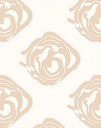 Minimalist Abstract Rose Pattern Rug
