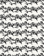 Delicate Floral Vine Pattern Rug