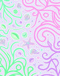 Pastel Ocean Flora and Fauna Rug