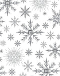 Winter Snowflake Patterned Design Rug