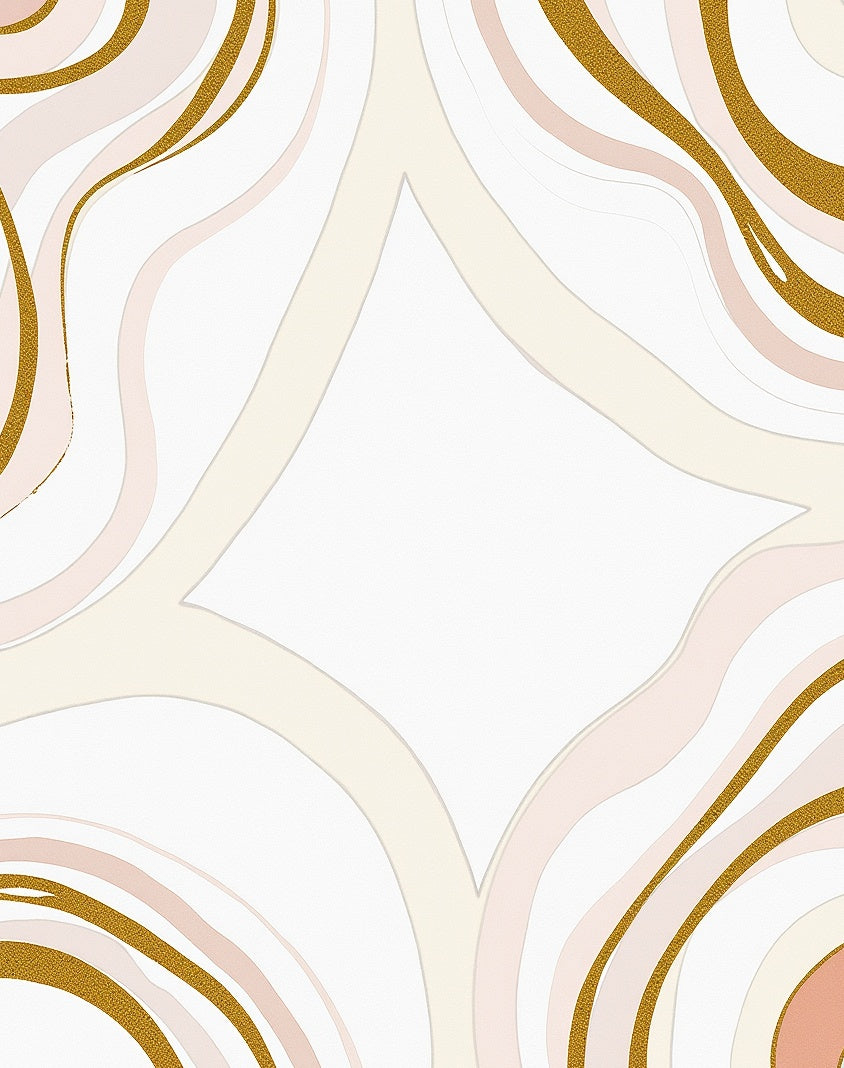 Soft Geo Agate Pattern Rug
