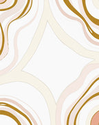 Soft Geo Agate Pattern Rug