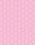 Soft Pink Geometric Pattern Rug