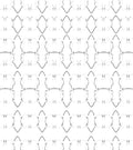 Monochromatic Abstract Geometric Pattern Rug