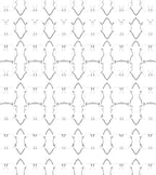 Monochromatic Abstract Geometric Pattern Rug