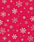 Winter Snowflake Patterned Rug