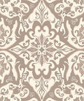 Classic Damask Inspired Floral Pattern Rug