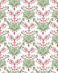 Art Nouveau Floral Bird Vine Pattern Rug