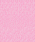 Abstract White Line Art Pattern Rug