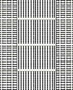 Vertical Lines Geometric Black White Pattern Rug