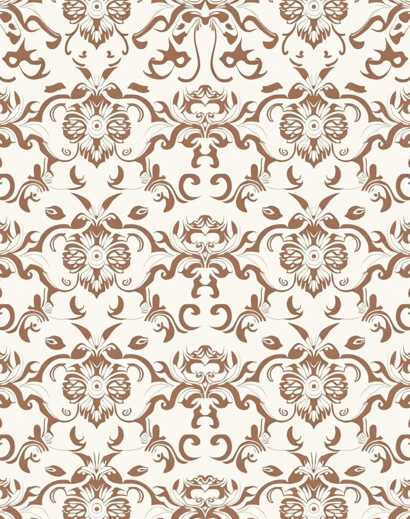 Classic Floral Swirls Design Rug