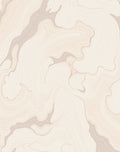 Abstract Beige Swirl Pattern Design Rug