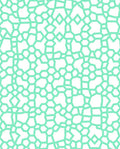 Geometric Mint Green Pattern Rug