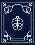 Nautical Anchor Rope Border Design Rug