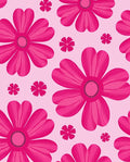 Pink Floral Blossom Design Rug