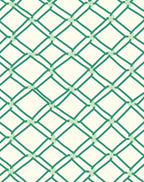 Green Diamond Netting Design Rug