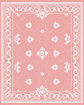 Ornate Floral Swirl Design Rug