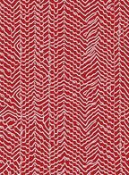 Wavy Chevron Red Stripe Pattern Rug