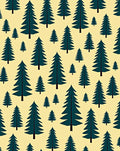 Forest Evergreen Tree Pattern Design Rug