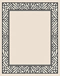 Modern Geometric Art Deco Rug