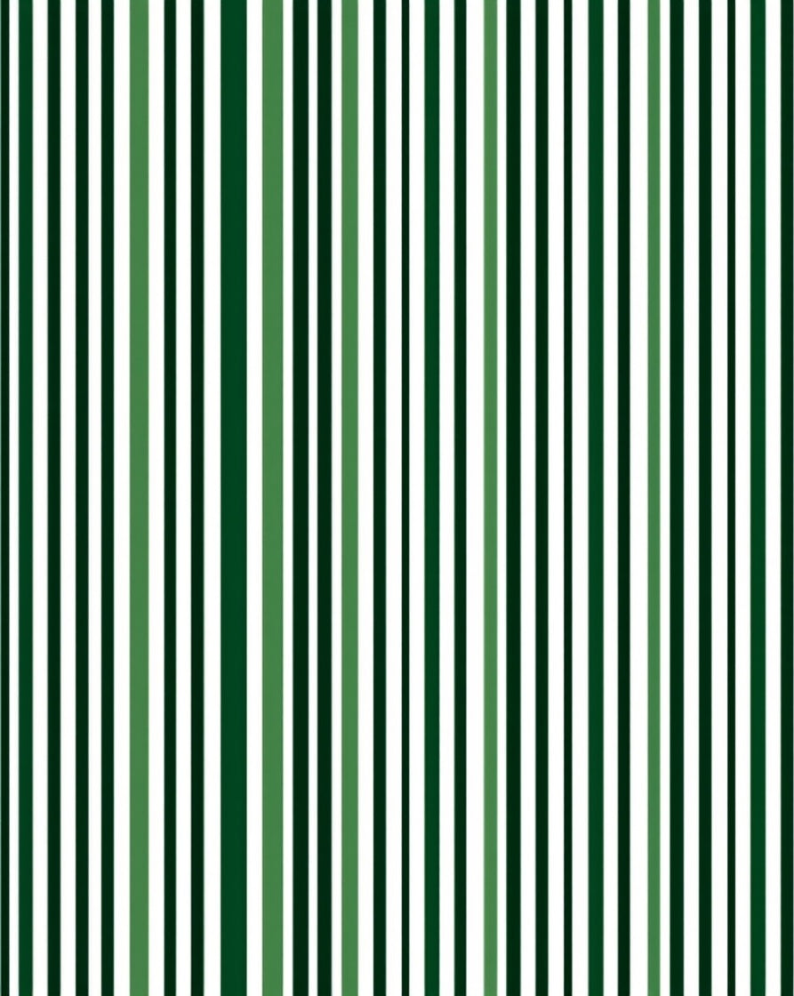 Striped Vertical Forest Green Pattern Rug