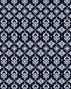 Classic Damask Floral Intricate Pattern Rug