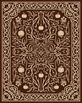 Autumnal Vines With Pumpkin Accents Rug