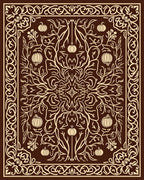 Autumnal Vines With Pumpkin Accents Rug