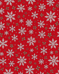 Winter Snowflake Medallion Pattern Rug
