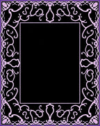 Ornate Lavender Floral Swirl Pattern Rug