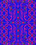 Vibrant Abstract Swirls Pattern Rug