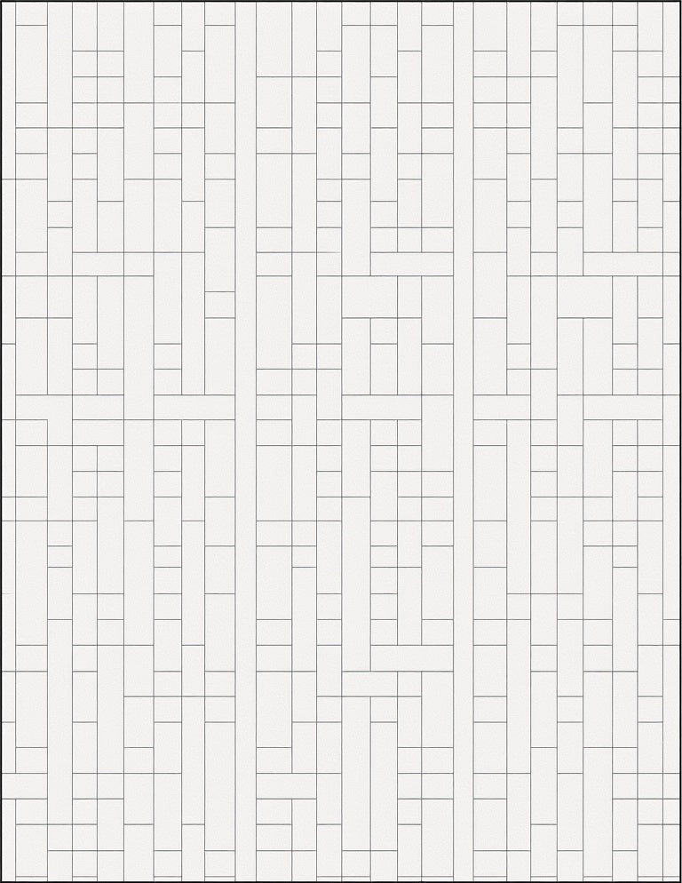 Abstract Rectangular Grid Pattern Rug