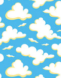 Whimsical Cloud Sky Pattern Rug