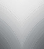 Subtle Gray Arc Pattern Rug